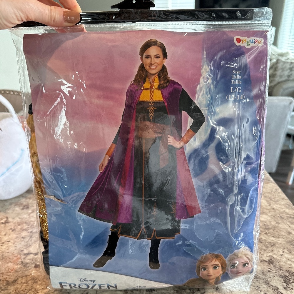 Women’s Disney Frozen Anna Costume Lg